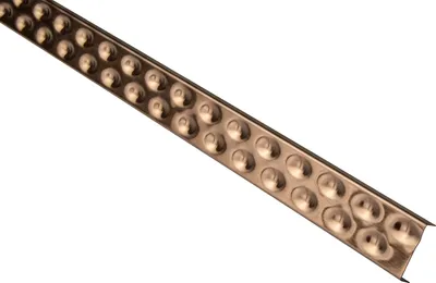 Produktbild von Fliesenbordüren Fliesenleiste, langlebig & rostfrei als Kantenschutz, Abschluss & Dekoration - (2 Meter EB2, bronze gebürstet)  Fliesen Badezimmer