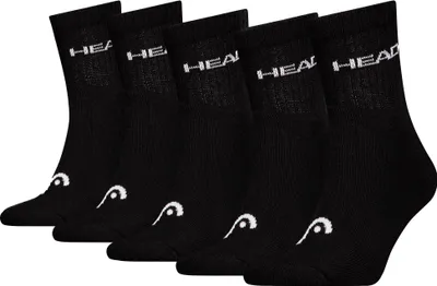 Produktbild von HEAD Uni Socken, 5er Pack - ELEMENTS ALL SPORTS SHORT CREW ECOM, einfarbig Schwarz 43-46