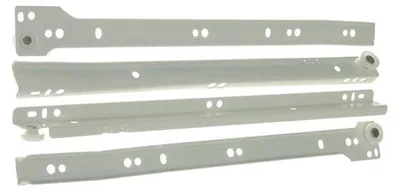 Produktbild von PR-1011-300 Schubladen Rollführung weiß 300 mm Länge