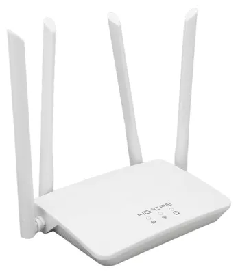 Zdjęcie produktu dla Profesjonalny router bezprzewodowy 4G LTE z prędkością 300 Mb/s i 4 antenami, obsługujący pasma B1, 3, 5 i 40, przeznaczony na rynek azjatycki, zasilanie 100–240 V, wtyczka amerykańska
