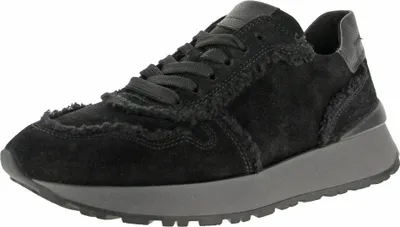 Produktbild von Gabor Damen Leder Sneaker Schwarz mit Schnürverschluss, Absatzhöhe 3,5 cm, Größe 40,5