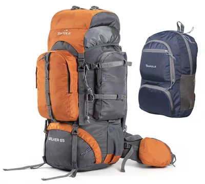 Immagine prodotto di Solidchoice - Zaino da trekking Walker da 65 litri con sacca pieghevole
