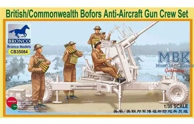 Produktbild von BRONCO CB35084 British / Commonwealth 40mm Bofors AA-Gun Crew