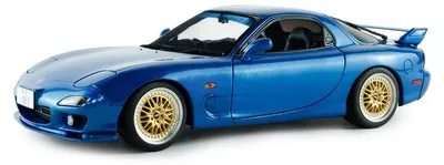 Produktbild von Solido 421186639 Mazda RX-7 FD3S 1999 blau metallic 1:18