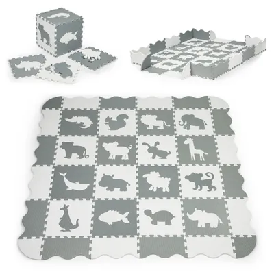 Obrázok produktu pre Penová podložka/puzzle suchý bazén 36 kusov ECOTOYS