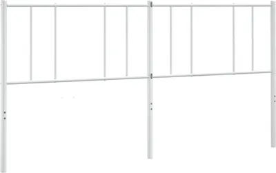 Produktbild von vidaXL Ersatz-Kopfteil Metall Weiß 200 cm