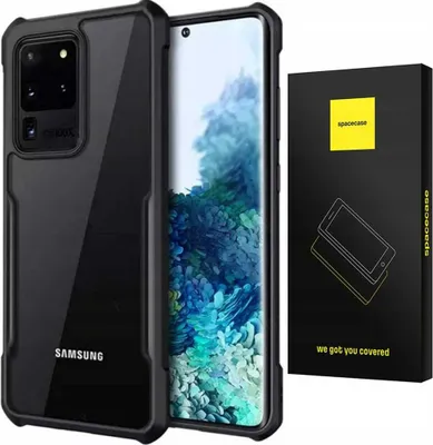 Zdjęcie produktu dla Etui pancerne SPACECASE Beetle do Galaxy S20 Ultra czarny