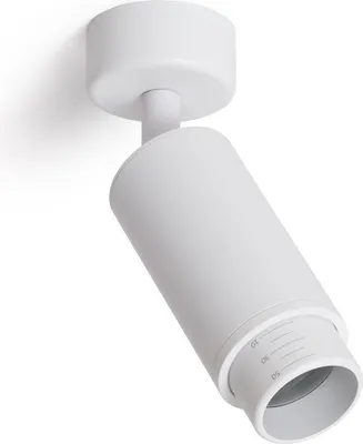 Produktbild von Strahler mit Fassung Aufbau Multiwinkel 10-50º Aluminio für GU10 Glühbirnen Ágata Weiß