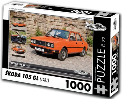 Obrázok produktu pre Puzzle č. 72 - ŠKODA 105 GL (1981) 1000 dielikov