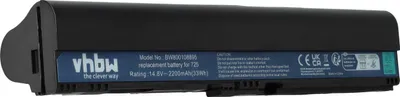 Produktbild von vhbw Akku Ersatz für Acer KT.00407.002, AL12B31, AL12B32, 4ICR17/65, AL12B72, AL12X32, KT.00403.004 für Notebook (2200 mAh, 14,4 V, Li-Ion)