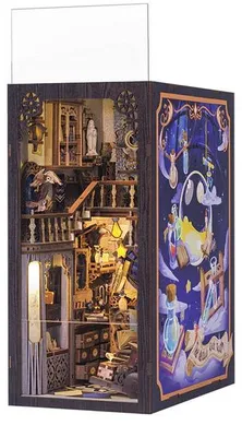 Produktbild von Baukasten Cutebee Booknook Nebula Common Room RK02B Holz 18 x 11 x 23 cm