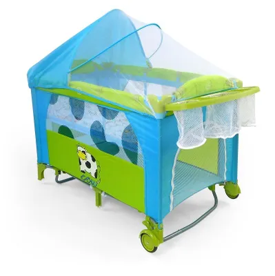 Immagine prodotto di Milly Mally lettino da viaggio per neonati - Playpen Mirage Deluxe Cow Baby