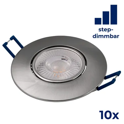 Produktbild von LED-Einbauleuchte McShine EL-313D 4,5W 450lm 3000K step-dimmbar 10er-Pack