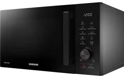 Zdjęcie produktu dla Samsung MC28A5137KK, Blat, Kuchenka mikrofalowa kombinowana, 28 l, 900 W, Wbudowany wyświetlacz, LED