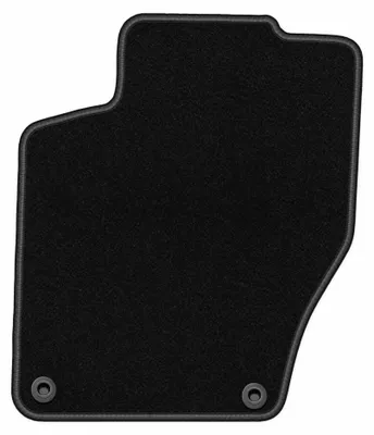 Image de Tapis conducteur en moquette pour Peugeot 308 I 2007-2013 (à hayon/break/SW) – 1 pièce, noir, sur mesure – Wielganizator BASIC