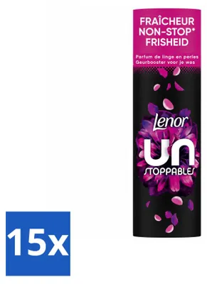 Produktbild von 15 x Lenor Unstoppables Wäscheparfüm Floral Fresh - Blütenfrisch - Vorteilspackung - 15 Stücke