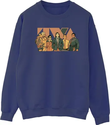 Produktbild von Marvel - "TVA" Sweatshirt für Damen BI23309 (3XL) (Marineblau)