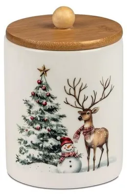 Produktbild von Dekoration Weihnachten moderne Weihnachtskeksdose Weihachtsdose Dose 15cm