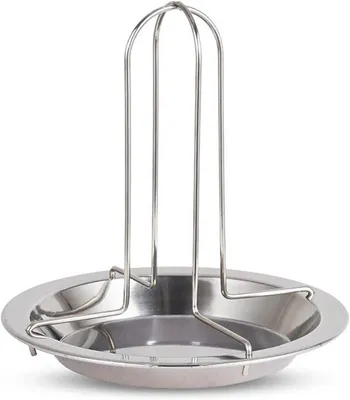 Produktbild von Grillstand für Hähnchen - Edelstahl Grillhalter - Antihaft Grillkorb für Grillen - Backen - Kochen - BBQ - Kooksets für Camping
