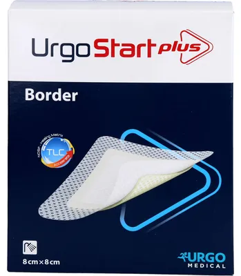 Immagine prodotto di Urgostart Plus Border 8x8 cm medicazione per ferite 10 pz