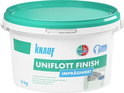 Produktbild von Knauf Uniflott Finish Spachtelmasse imprägniert 6 kg