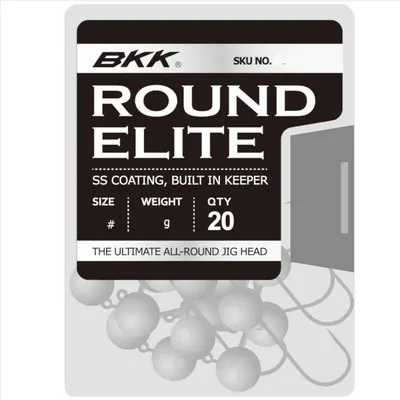 Produktbild von BKK Round Elite-Classic Bait Keeper - 20 Jigköpfe, Größe/Gewicht:Gr. 3/0 / 17g