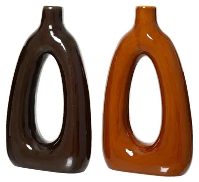 Image de Vase Decoris en porcelaine 7 x 18,5 x 31,7 cm