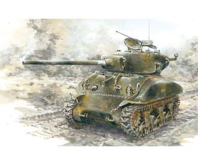 Obrázek produktu pro M4A1(76)W OPERATION COBRA - Dragon Model Kit tank 6083 1:35