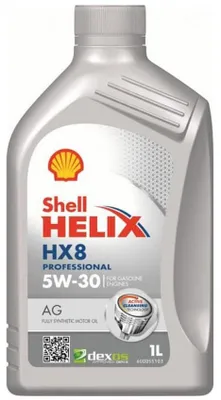 Produktbild von SHELL Helix HX8 Professional AG für 5W-30 1 Liter Motoröl Motorenöl DEXOS 1 GEN 2 WSS-M2C961-A1 OV0401547-G30 MS-13340 Öl