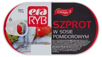 Immagine prodotto di Era, aringhe in salsa di pomodoro, 170 g