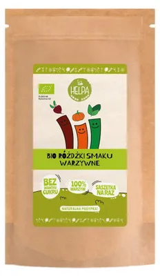 RÓŻDŻKI SMAKU WARZYWNE (LIOFILIZOWANE WARZYWA) BIO (9 x 2 g) 18 g - HELPA