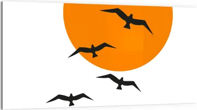 Produktbild von DEQORI Glasbild Echtglas 100x50 cm 'Luftige Freiheit' Wandbild Bild modern Deko