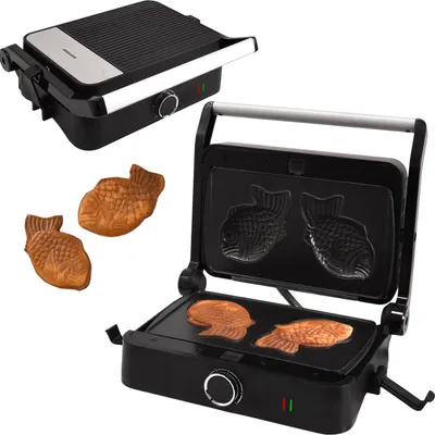 Zdjęcie produktu dla Urządzenie wielofunkcyjne z wymiennymi płytami SM-1000W-Toledo Taiyaki Fish