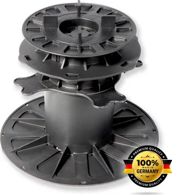 Produktbild von 1 Karton Justierbarer Plattenlager Premium mit Gefälleausgleich bis zu 5 % für Stein Beton Keramikplatten : 150–200 mm / 24 Stück