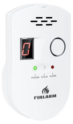 Zdjęcie produktu dla Detektor gazu – wielogazowy – 85 dB – zasilanie 110V-220V AC