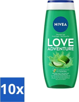 Produktbild von NIVEA Duschgel Love Nature 250 ml - Vorteilspack - 10 Stücke