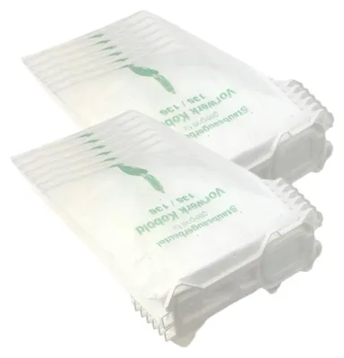 Produktbild von 12 Staubsaugerbeutel Vlies geeignet für Kobold 135,136