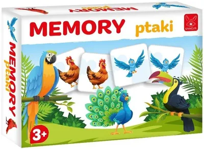 Produktbild von Memory-Spiel Speichervögel Lernspiel für Kinder