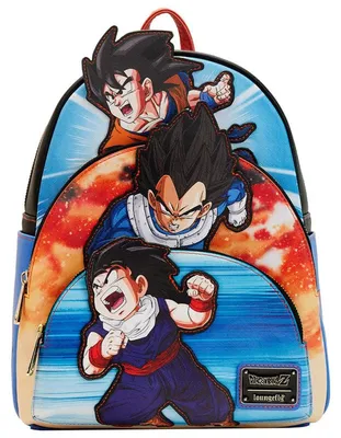 Obrázok produktu pre Loungefly Plecak Dragon Ball Z Trio 31cm - Premium Wygodny Plecak Szkolny