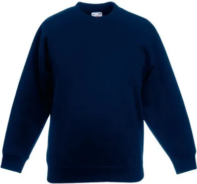 Produktbild von Fruit of the Loom - Kids Classic Set-In Sweat - Deep Navy - 104