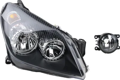Produktbild von Scheinwerfer passend für Opel Astra H 03/04- H7 H1 Re. Beifahr. + Nebel. 1216562 1216662 93178636 93190387 8200074008 6202E1 00006202E1 Johns