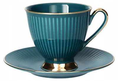 Produktbild von Chodzież Dalia Türkis Universaltasse Porzellan
