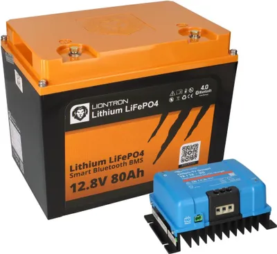 Produktbild von SET LIONTRON LiFePO4 Akku 12,8V 80Ah + Victron Orion-Tr Smart 12/12-30A Ladebooster
