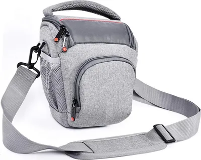Produktbild von Kameratasche für DSLR/SLR-Kameras mit Regenschutz und Polsterung - Grau
