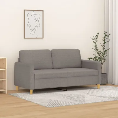 Productafbeelding van Maison Exclusive - Tweekapper sofa, taupe kleur, 140 cm, gestoffeerd