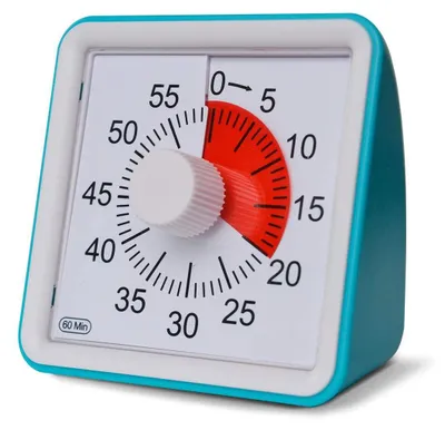 Produktbild von Lernuhr für Kinder – Timer Kind – Besprechungsuhr – Countdown-Uhr – Blau