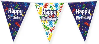 Immagine prodotto di Bandiera per feste Paperdreams - Buon compleanno