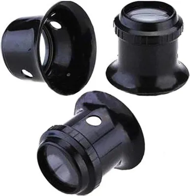 Immagine prodotto di Set di lenti di ingrandimento 3X/5X/10X - Microscopio portatile per francobolli, gioielli ed elettronica (strumento portatile per hobby, adatto alla lettura e alle riparazioni)