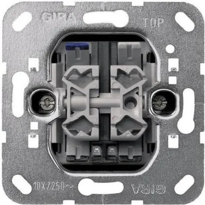 Immagine prodotto di Interruttore di controllo Gira serie 10 AX 250 V con LED arancione, 1 pz.