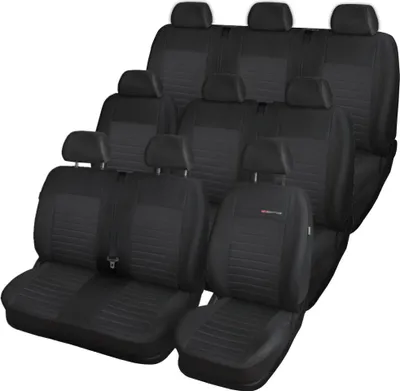 Produktbild von Maßgefertigte Autositzbezüge Schonbezüge Set für 9-Sitzer VW T-6 BUS ab 2015